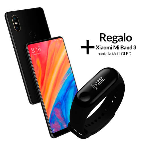 Xiaomi Mi Mix 2s 5,99'' 6gb/128gb 4g Black + Mi Band 3 | Quonty.com | MZB6247EU+MGW4041GL