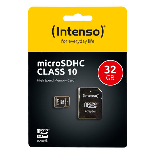 Microsd Intenso 3413480 Clase 10 32gb C/Adapt | Quonty.com | 3413480