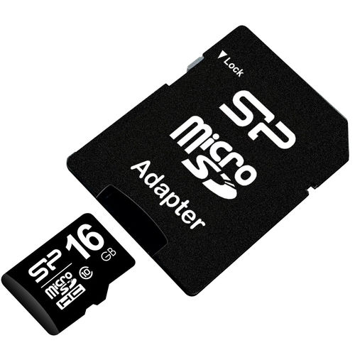 Microsd Silicon Power 16gb Clase10 Uhs-I | Quonty.com | SP016GBSTH010V10SP