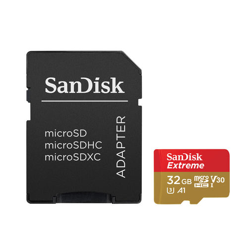 Microsd Sandisk 32gb Clase10 Uhs-I Adaptador Sd | Quonty.com | SDSQXAF-032G-GN6AA