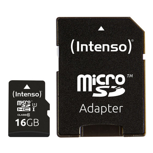 Microsd Intenso 3423470 Uhs-I Premium 16gb C/Adap | Quonty.com | 3423470