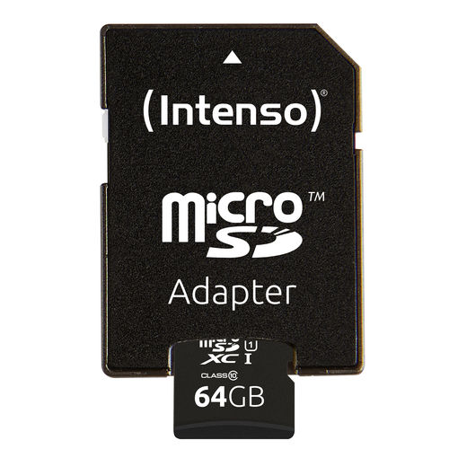Microsd Intenso 3423490 Uhs-I Premium 64gb C/Adap | Quonty.com | 3423490