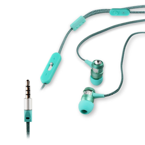 Auriculares C/Microfono Muvit Verde | Quonty.com | MUHPH0061