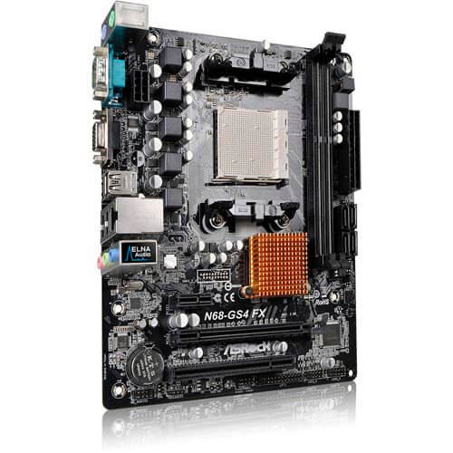 Placa Asrock N68c-Gs4 Fx R2.0 Am3+ 2ddr3 Vga Matx | Quonty.com | 90-MXB0W0-A0UAYZ