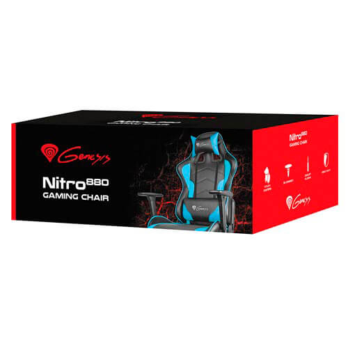 Silla Gaming Genesis Nitro 880 Azul | Quonty.com | NFG-0786