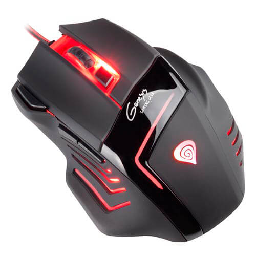 Raton Genesis Gx77 Gaming Laser 5670dpi Usb Led | Quonty.com | NMG-0447