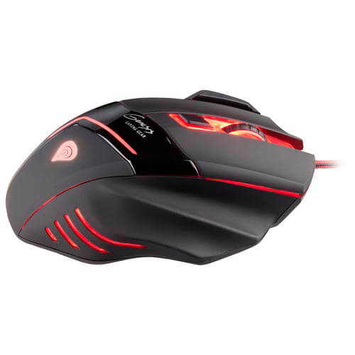 Raton Genesis Gx77 Gaming Laser 5670dpi Usb Led | Quonty.com | NMG-0447