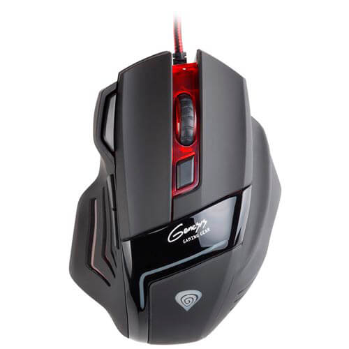 Raton Genesis Gx77 Gaming Laser 5670dpi Usb Led | Quonty.com | NMG-0447