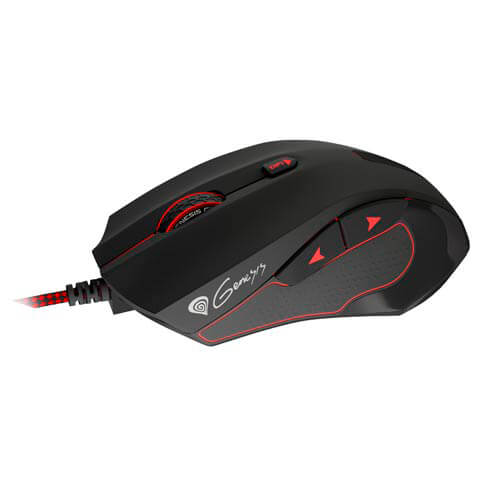 Raton Genesis Gx75 Gaming Optico 7200dpi Usb Led | Quonty.com | NMG-0706