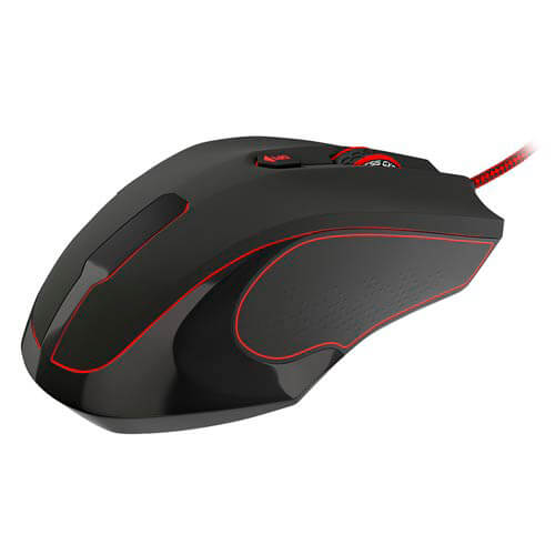 Raton Genesis Gx75 Gaming Optico 7200dpi Usb Led | Quonty.com | NMG-0706
