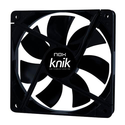 Ventilador Nox Knik Pwm 12cm 600/2.000rpm | Quonty.com | NOXKNIK120