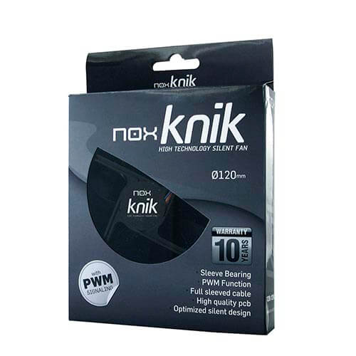 Ventilador Nox Knik Pwm 12cm 600/2.000rpm | Quonty.com | NOXKNIK120