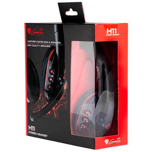 Auriculares C/Microfono Genesis H11 Gaming Mini Jack 3.5 | Quonty.com | NSG-0467