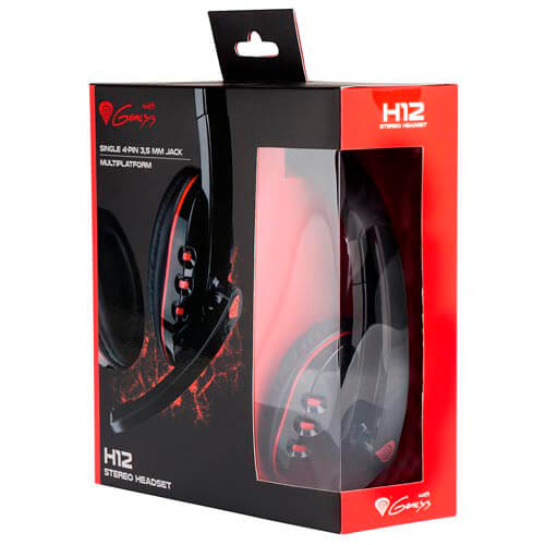 Auriculares C/Microfono Genesis H12 Gaming Mini Jack 3.5 | Quonty.com | NSG-0640