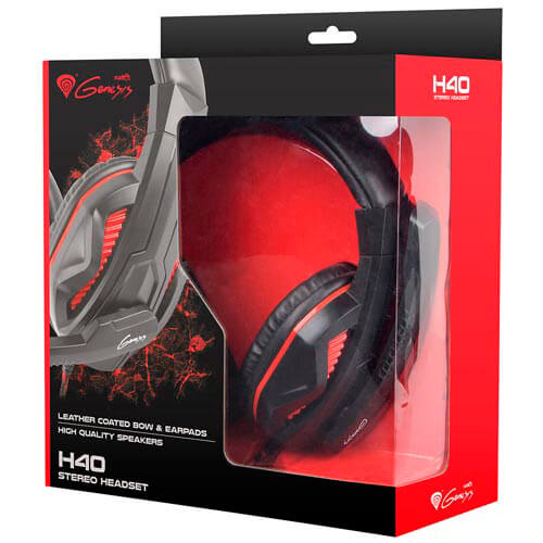 Auriculares C/Microfono Genesis H40 Gaming Mini Jack 3.5 | Quonty.com | NSL-0734