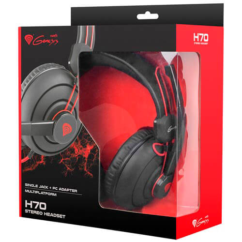 Auriculares C/Microfono Genesis H70 Gaming Mini Jack 3.5 | Quonty.com | NSL-0735