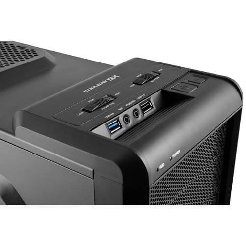 Caja Semitorre/Atx Nox Coolbay Sx Usb3.0 Negra Leds | Quonty.com | NXCBAYSX