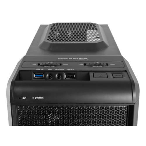 Caja Semitorre/Atx Nox Coolbay Sx Usb3.0 Negra Leds | Quonty.com | NXCBAYSX