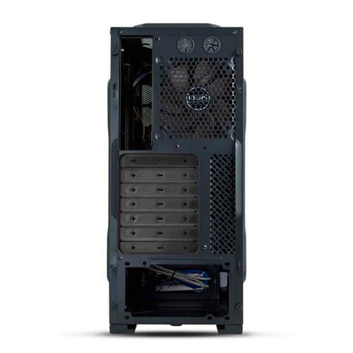 Caja Semitorre/Atx Nox Coolbay Sx Usb3.0 Led-Verde | Quonty.com | NXCBAYSXG