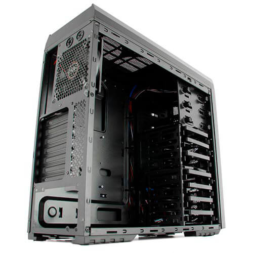 Caja Semitorre/Atx Nox Coolbay Vx Usb3.0 Negra Leds | Quonty.com | NXCBAYVX
