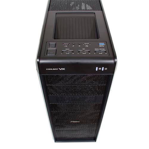 Caja Semitorre Micro-Atx Nox Coolbay Vx Red Evil | Quonty.com | NXCBAYVXR