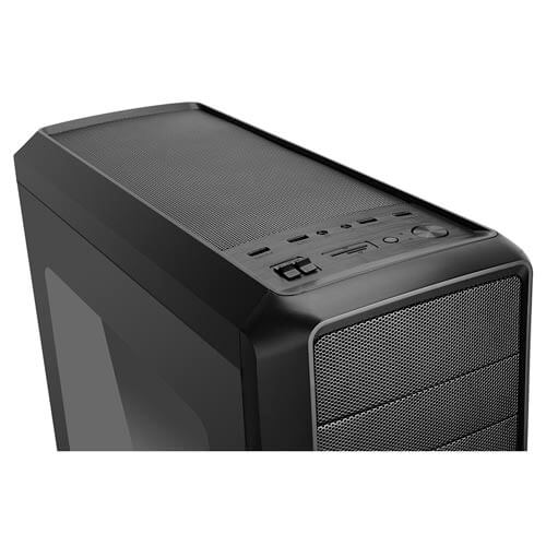 Caja Semitorre/Atx Nox Coolbay Zx Usb3.0 Led-Rojo | Quonty.com | NXCBAYZXRD