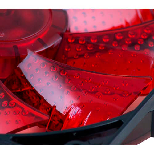 Ventilador Nox Cool Fan 12cm 1.200rpm Leds-Rojos | Quonty.com | NXCFAN120LR