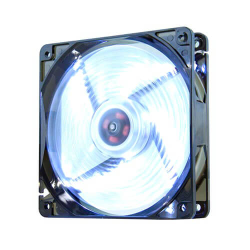 Ventilador Nox Cool Fan 12cm 1.200rpm Leds-Blancos | Quonty.com | NXCFAN120LW