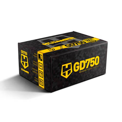 Fuente Nox Hummer 750w Pfc-Activo 80+Gold 12cm Atx | Quonty.com | NXHUMMER750GD