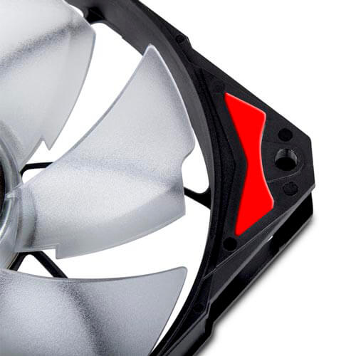 Ventilador Nox Hfan 12cm 1.600rpm Leds-Rojos | Quonty.com | NXHUMMERF120LR