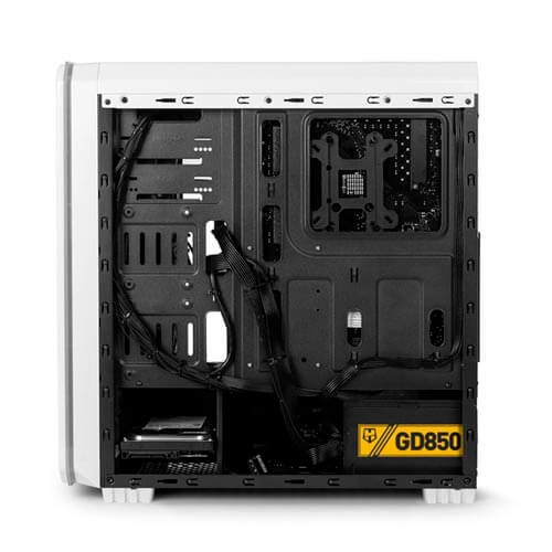 Caja Semitorre/Atx Nox Hummer Mc Usb3.0 Blanca Leds | Quonty.com | NXHUMMERMCW