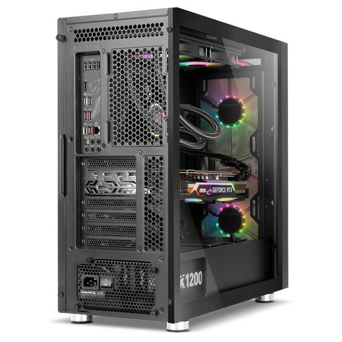 Caja Semitorre/Atx Nox Hummer Nova S/Fuente Usb3.0 Argb | Quonty.com | NXHUMMERNOVA