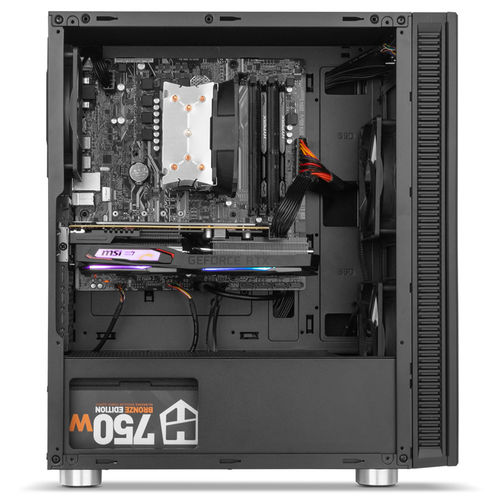 Caja Semitorre/Atx Nox Hummer Void S/Fuente Usb3.0 Negra | Quonty.com | NXHUMMERVOID
