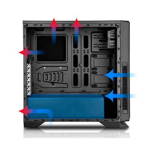 Caja Semitorre/Atx Nox Hummer Zn Usb3.0 Metal | Quonty.com | NXHUMMERZN