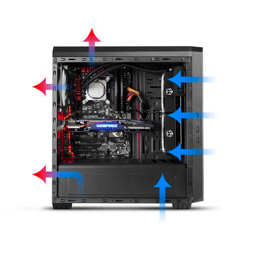 Caja Semitorre/Atx Nox Hummer Zs Usb3.0 Metal | Quonty.com | NXHUMMERZS