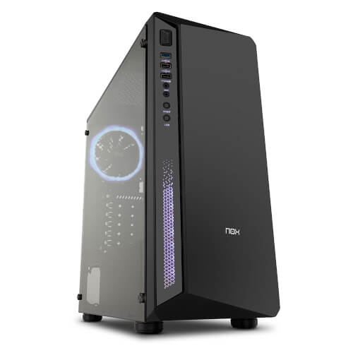 Caja Semitorre/Atx Nox Infinity Atom S/Fuente Usb3.0 Rgb | Quonty.com | NXINFTYATOM