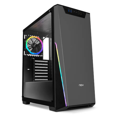 Caja Semitorre/Atx Nox Infinity Sigma S/Fuente Usb3.0 Rgb | Quonty.com | NXINFTYSIGMA