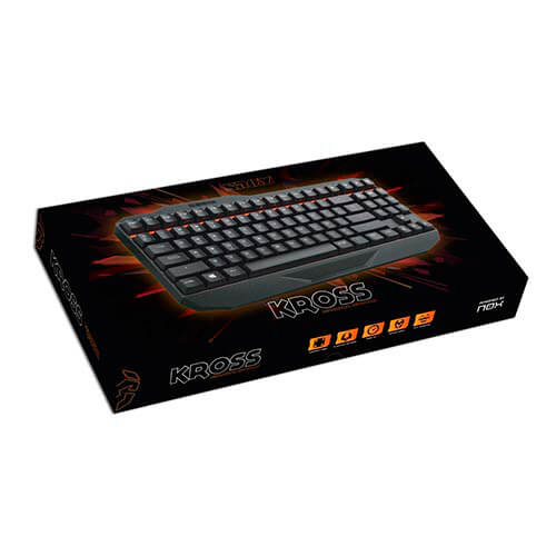 Teclado Nox Krom Kross Gaming Usb Switch_Rojo | Quonty.com | NXKRMKROSSRD