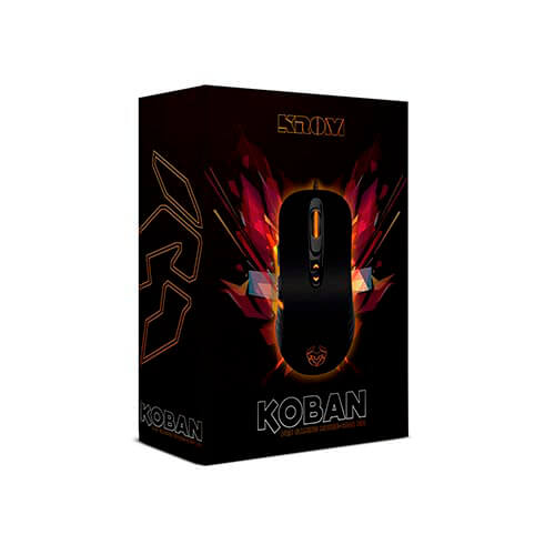 Raton Nox Koban Krom Gaming Optico 400-4000dpi Usb Led | Quonty.com | NXKROMKBN