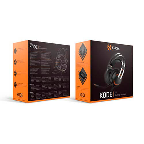 Auriculares C/Microfono Nox Krom Kode 7.1 Gaming Usb | Quonty.com | NXKROMKDE