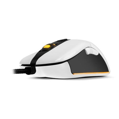 Raton Nox Krom Kadru Gaming Optico 4000dpi Usb Blanco | Quonty.com | NXKROMKDRUW