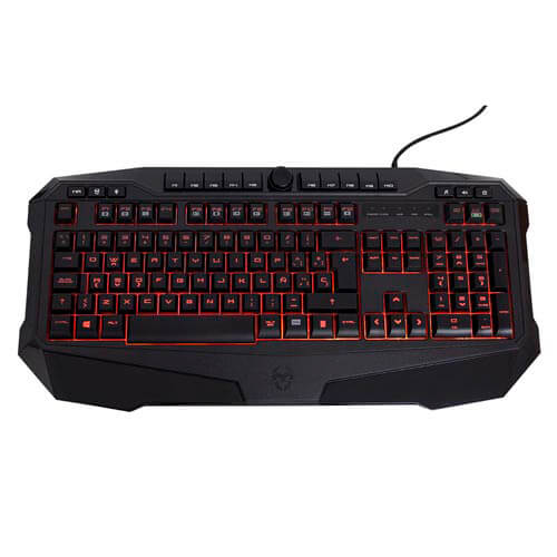 Teclado Nox Krom Khalon Gaming Usb Retroiluminado Color Rojo | Quonty.com | NXKROMKHLN