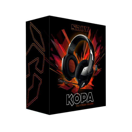 Auriculares C/Microfono Nox Krom Kopa Jack-3.5mm Negro | Quonty.com | NXKROMKPST