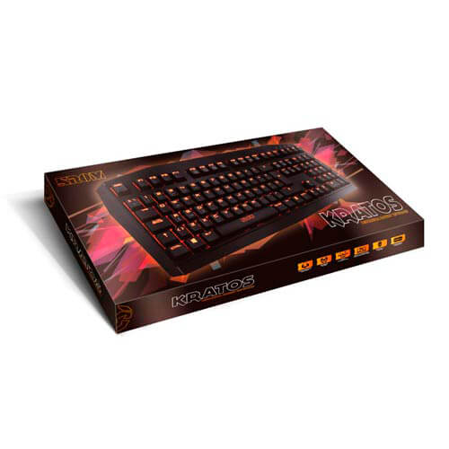 Teclado Nox Krom Kratos Switch Usb Marron | Quonty.com | NXKROMKRTSPTRGBBN