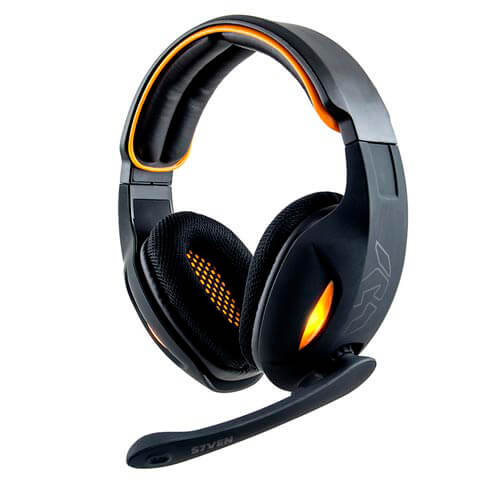 Auriculares C/Microfono Nox Krom S7ven 7.1 Usb Negro/Naranja | Quonty.com | NXKROMS7VN