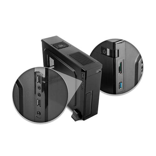 Caja Sobremesa/Micro-Atx Nox Minst 450w Usb3.0 Metal | Quonty.com | NXMINST