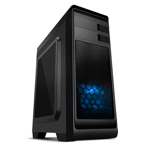 Caja Semitorre/Atx Nox Modus Usb3.0 Led-Azul Metal | Quonty.com | NXMODUSB