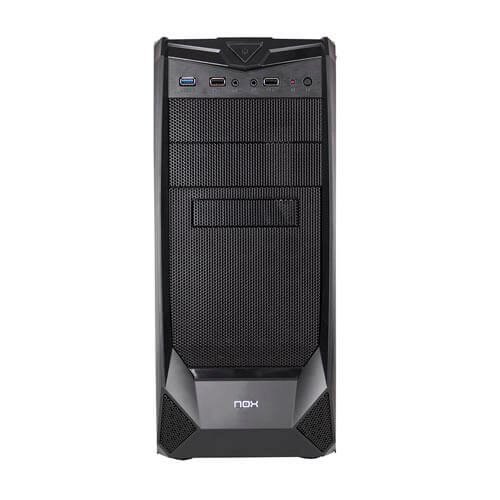 Caja Semitorre/Atx Nox Nx200 S/Fuente Usb3.0 Metal | Quonty.com | NXNX200