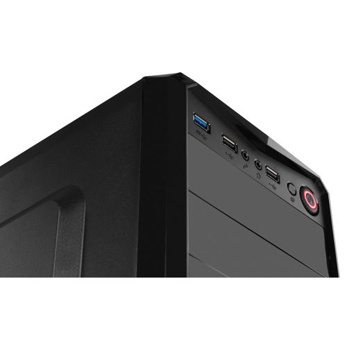 Caja Semitorre/Atx Nox Nxpax Usb3.0 Led Rojo Metal | Quonty.com | NXPAXR