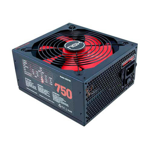 Fuente Nox Nx 750w Pfc-Activo 85+ 14cm Atx | Quonty.com | NXS750